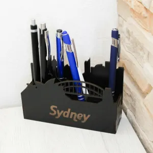 Drevený stojan na kancelárske potreby - Sydney