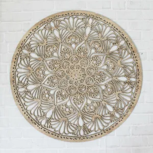 Mandala z dreva na stenu - Kruh