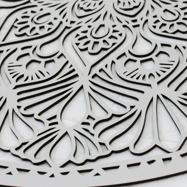 Mandala z dreva na stenu - Kruh