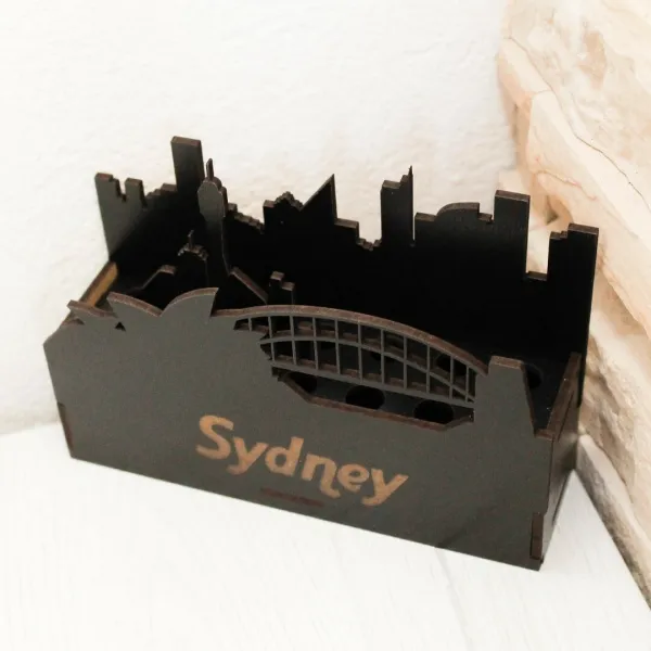 Drevený stojan na kancelárske potreby - Sydney