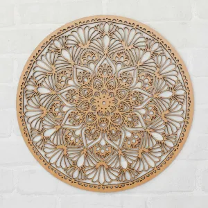 Mandala z dreva na stenu - Kruh