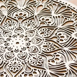 Mandala z dreva na stenu - Kruh