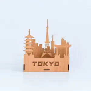 Drevený stojan na ceruzky / perá - Tokyo