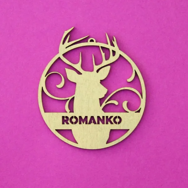 Vianočná guľa s vlastným menom
