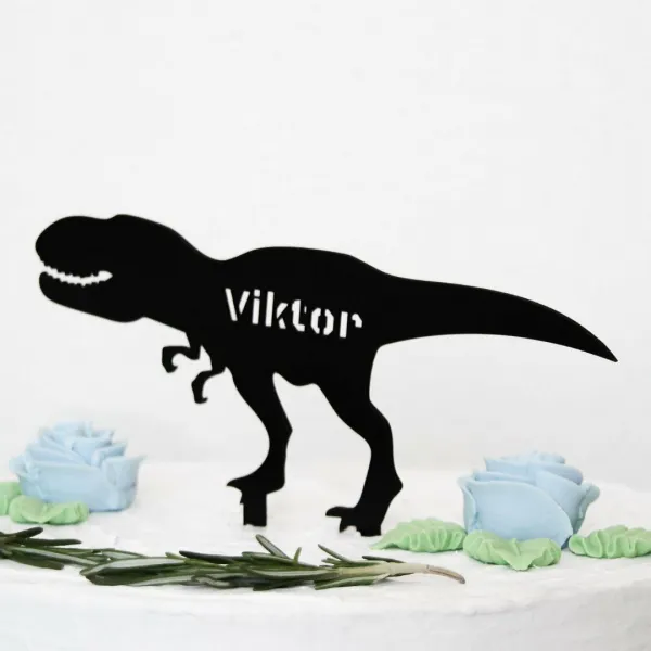 Zvieratko na detskú tortu s menom - Tyrannosaurus rex