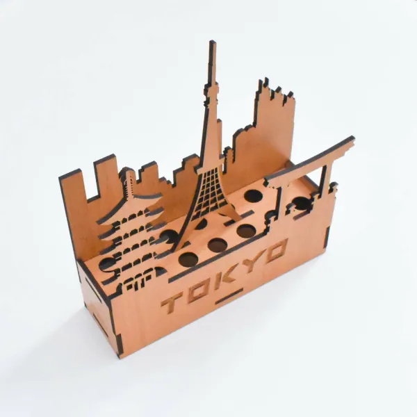 Drevený stojan na ceruzky / perá - Tokyo