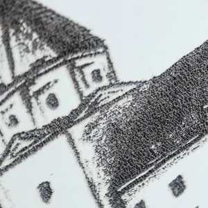 Drevený obraz na stenu - Bratislavský hrad