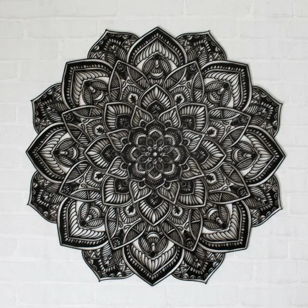 Luxusný drevený obraz na stenu - Mandala