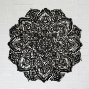 Luxusný drevený obraz na stenu - Mandala