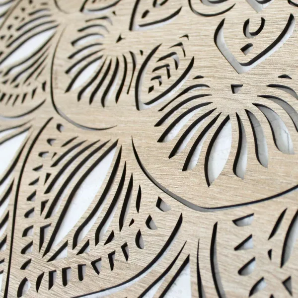 Vyrezávaná 3D Mandala - lotosový kvet