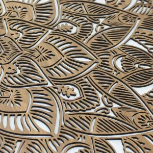 Luxusný drevený obraz na stenu - Mandala