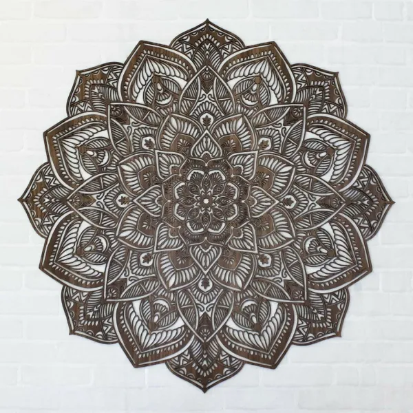 Luxusný drevený obraz na stenu - Mandala