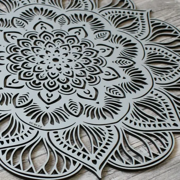 Vyrezávaná 3D Mandala - lotosový kvet