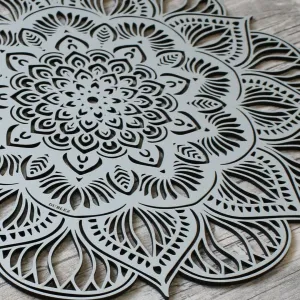 Vyrezávaná 3D Mandala - lotosový kvet