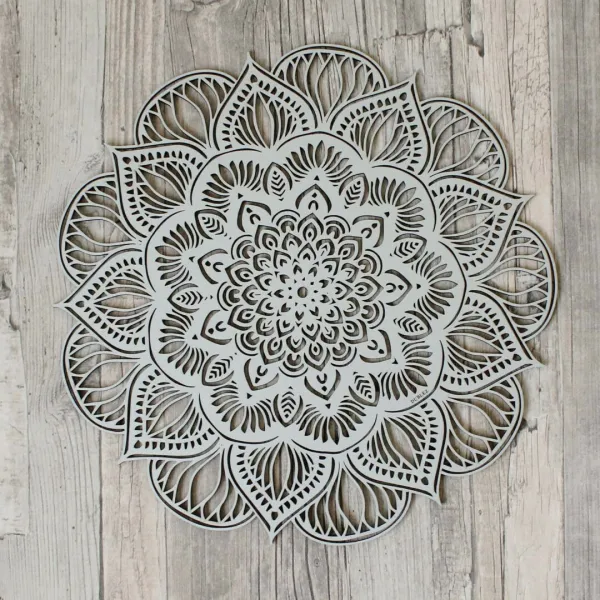 Vyrezávaná 3D Mandala - lotosový kvet