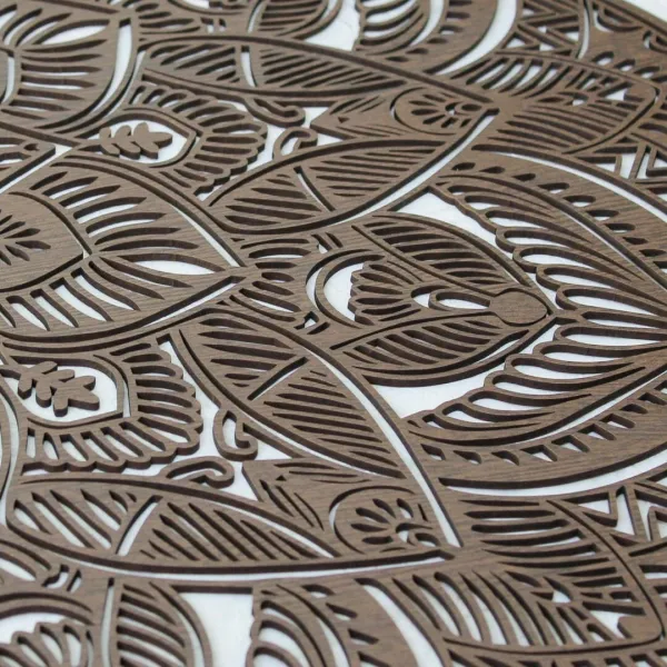 Luxusný drevený obraz na stenu - Mandala