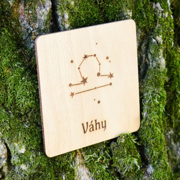 Podložka pod pohár - Znamenie Váhy hviezdy