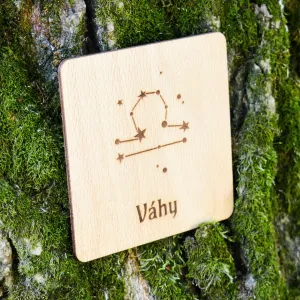 Podložka pod pohár - Znamenie Váhy hviezdy