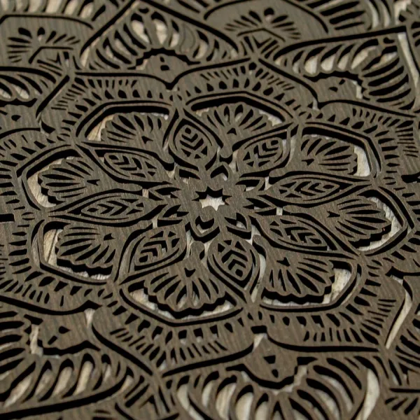 Luxusný drevený obraz na stenu - Mandala