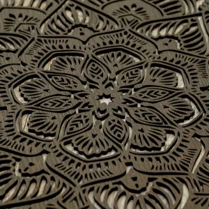 Luxusný drevený obraz na stenu - Mandala