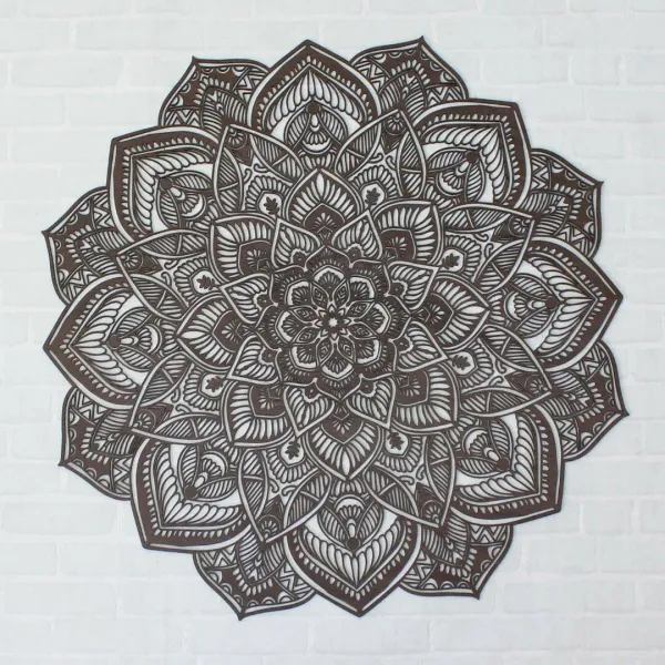 Luxusný drevený obraz na stenu - Mandala