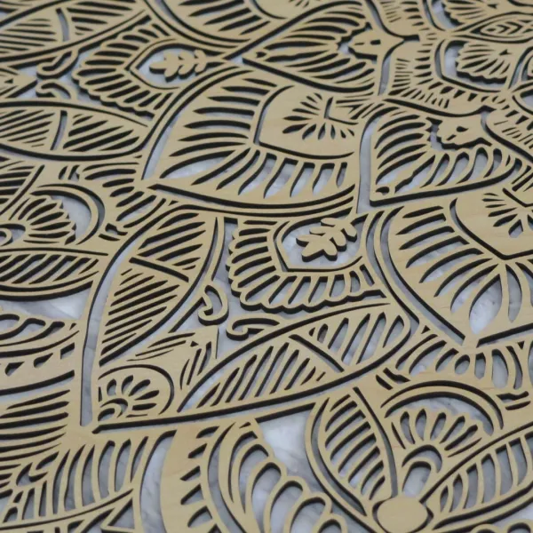 Luxusný drevený obraz na stenu - Mandala