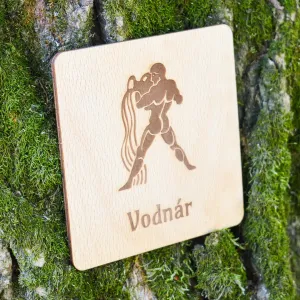 Podložka pod pohár - Znamenie vodnár