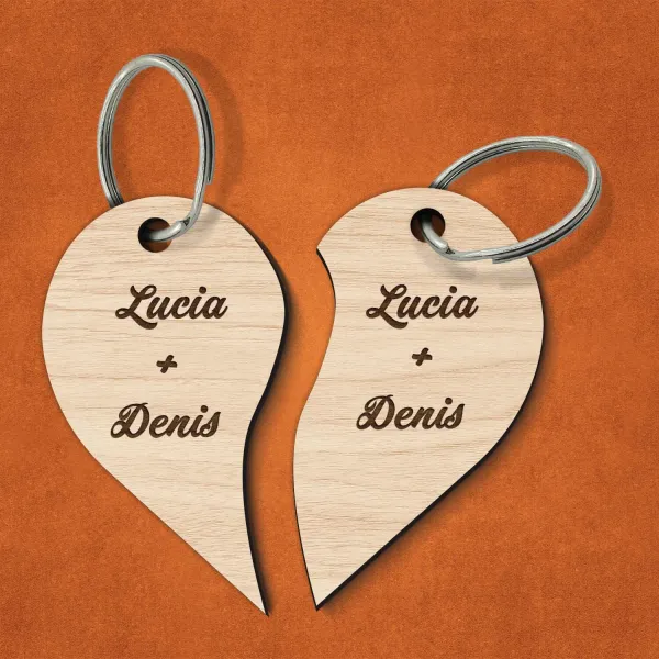 Darček na Valentína - Kľúčenka s menom
