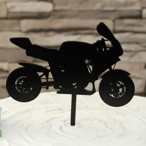 Zápich na tortu aj s vlastným textom - Motorka