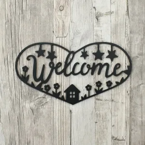 Lacná dekorácia na stenu - Welcome