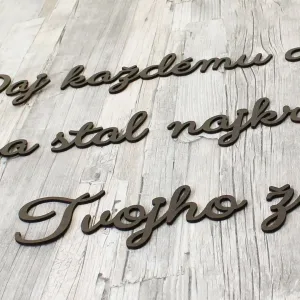 Motivačný citát na stenu