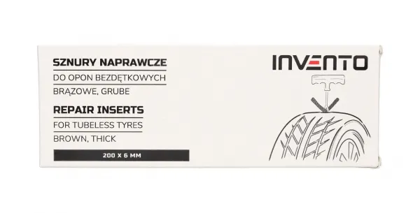 Opravné knôty hnedé 200x6 mm, 25 kusov INVENTO