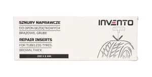 Opravné knôty hnedé 200x6 mm, 25 kusov INVENTO