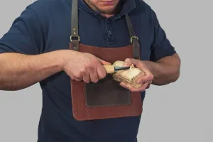Kožený Chránič na hruď BeaverCraft AP5 hnedá