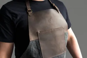 Zástera BeaverCraft AP4  plátená - kožená, hnedá