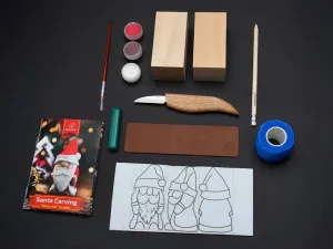 Rezbárska sada BeaverCraft DIY06 pre začiatočníkov Santa