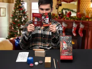Rezbárska sada BeaverCraft DIY06 pre začiatočníkov Santa