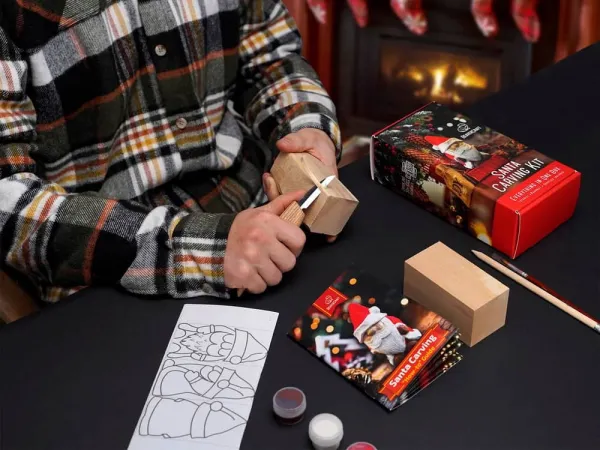 Rezbárska sada BeaverCraft DIY06 pre začiatočníkov Santa
