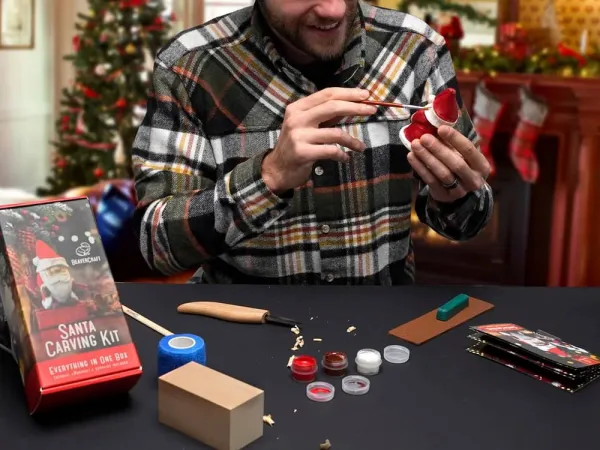 Rezbárska sada BeaverCraft DIY06 pre začiatočníkov Santa