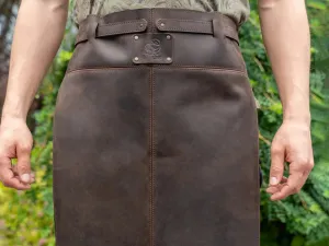 Kožená zástera BeaverCraft LC_AP01 hnedá