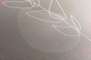Obraz minimalistický list No2