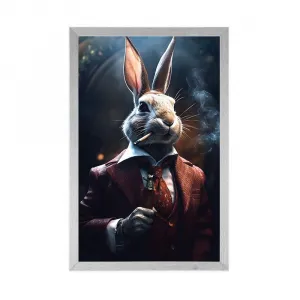 Plagát zvierací gangster zajac