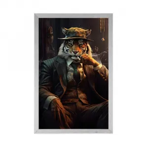 Plagát zvierací gangster tiger