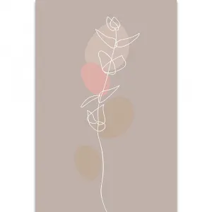 Obraz minimalistický list No4