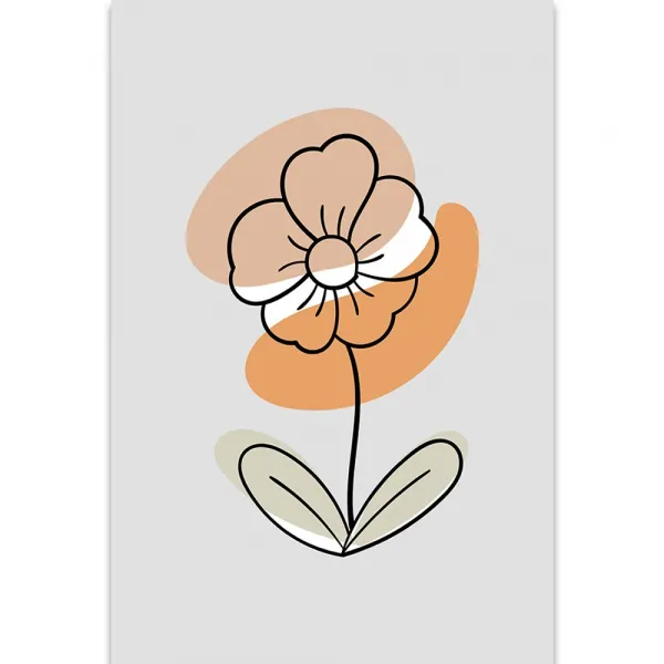 Obraz minimalistický kvet No4