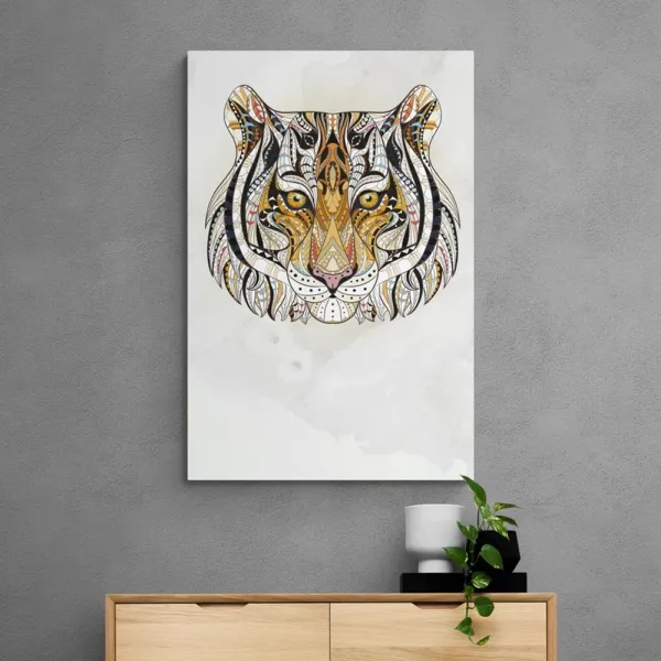 Obraz vzorovaný tiger