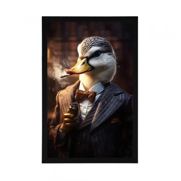 Plagát zvierací gangster káčer