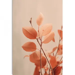 Obraz vetvičky listov Peach Fuzz