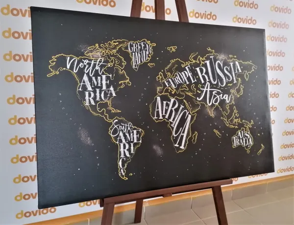 Obraz trendová mapa sveta