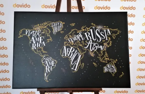 Obraz trendová mapa sveta